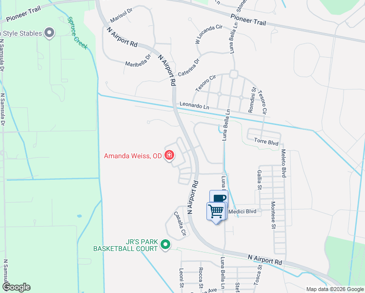 map of restaurants, bars, coffee shops, grocery stores, and more near 3515 Romea Circle in New Smyrna Beach
