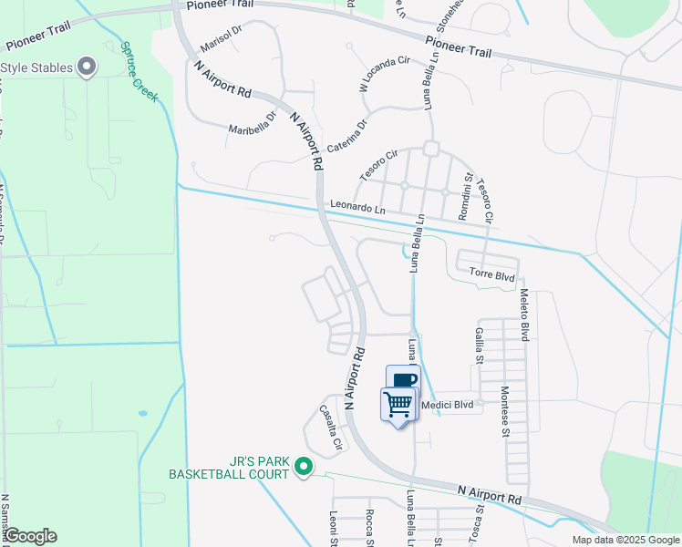 map of restaurants, bars, coffee shops, grocery stores, and more near 428 Airport Road in New Smyrna Beach