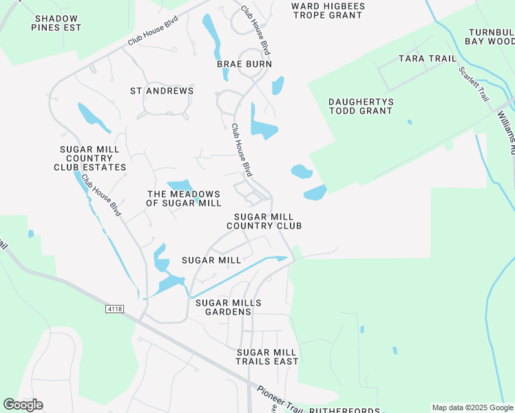 map of restaurants, bars, coffee shops, grocery stores, and more near 113 Club House Boulevard in New Smyrna Beach