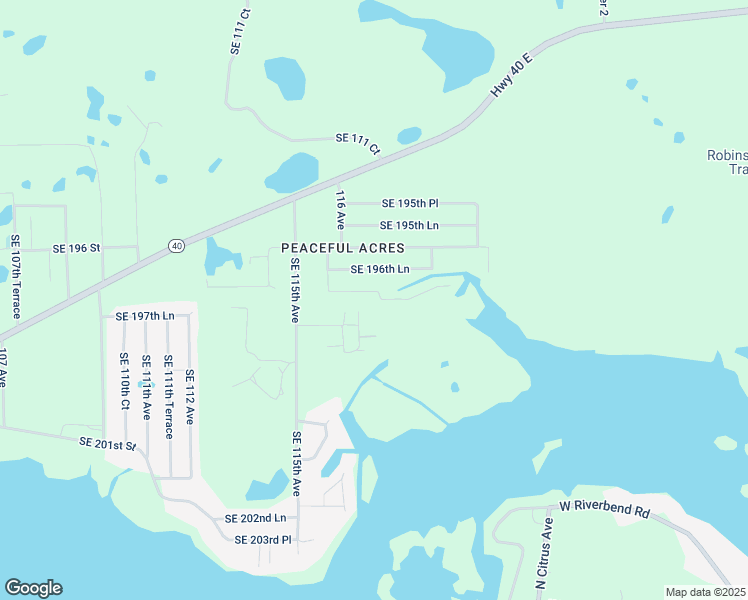 map of restaurants, bars, coffee shops, grocery stores, and more near 11500 Southeast 197th Street in Dunnellon