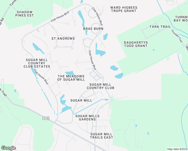 map of restaurants, bars, coffee shops, grocery stores, and more near 253 Club House Boulevard in New Smyrna Beach