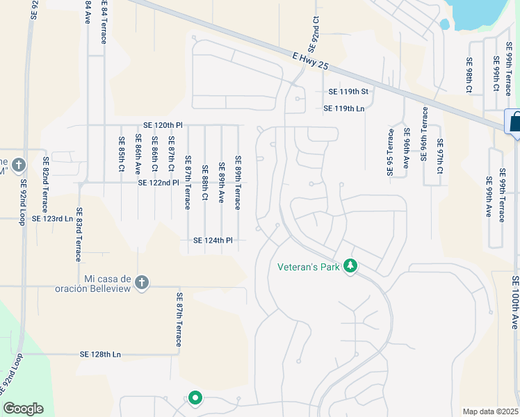 map of restaurants, bars, coffee shops, grocery stores, and more near 9043 Southeast 120th Loop in Summerfield
