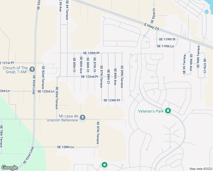 map of restaurants, bars, coffee shops, grocery stores, and more near 12330 Southeast 88th Court in Belleview