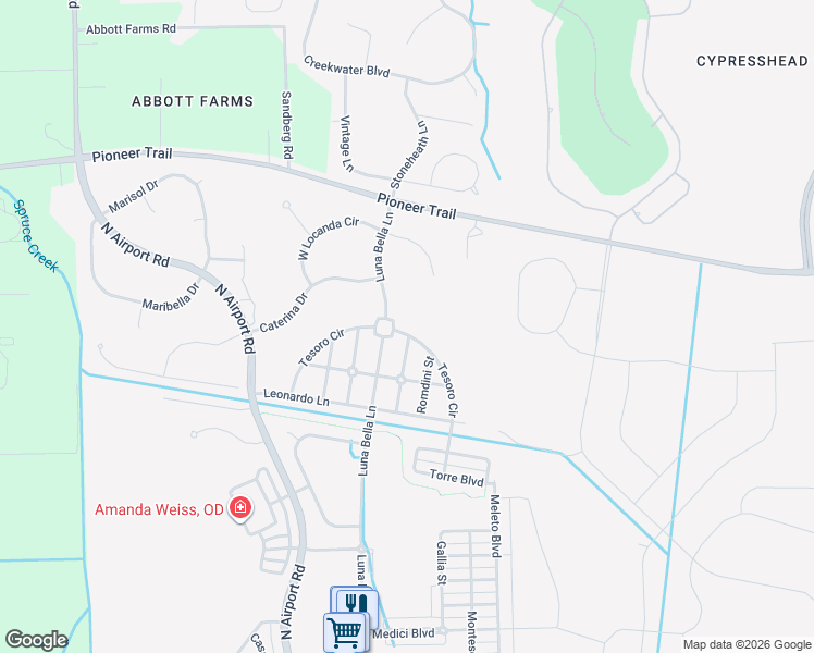 map of restaurants, bars, coffee shops, grocery stores, and more near 532 Prato Street in New Smyrna Beach