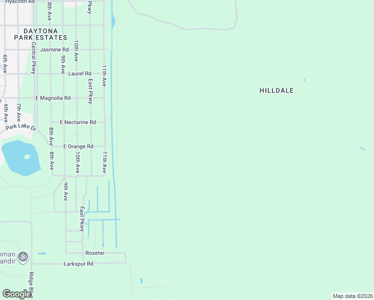 map of restaurants, bars, coffee shops, grocery stores, and more near 1414 12th Avenue in DeLand