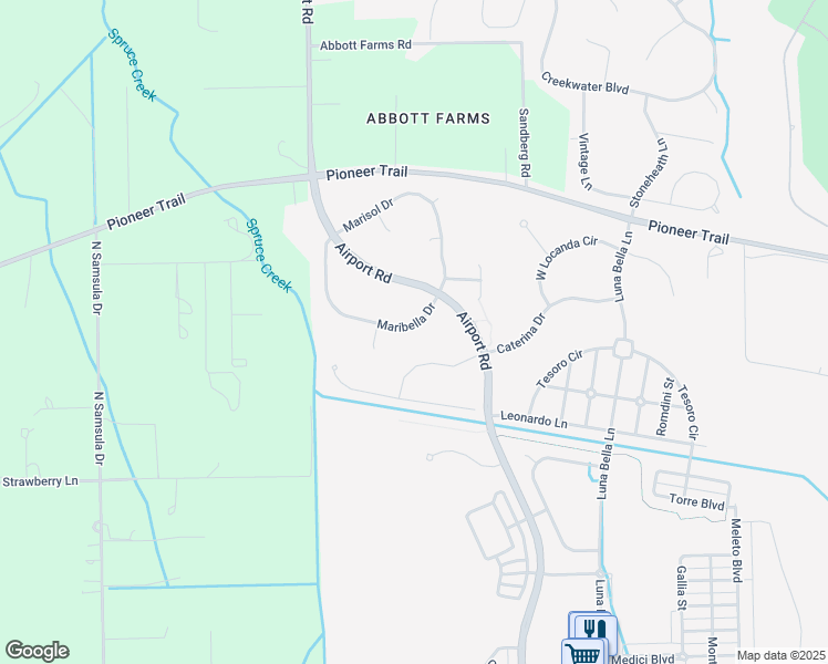 map of restaurants, bars, coffee shops, grocery stores, and more near 3560 Maribella Drive in New Smyrna Beach