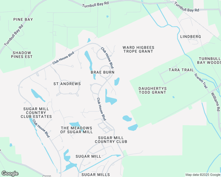 map of restaurants, bars, coffee shops, grocery stores, and more near 209 Bromely Circle in New Smyrna Beach