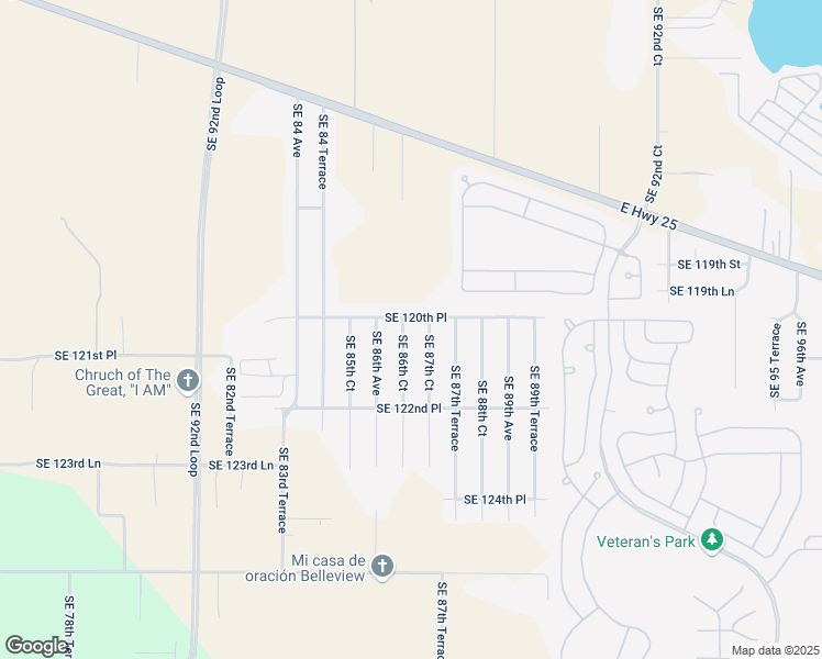 map of restaurants, bars, coffee shops, grocery stores, and more near 12055 Southeast 86th Court in Belleview