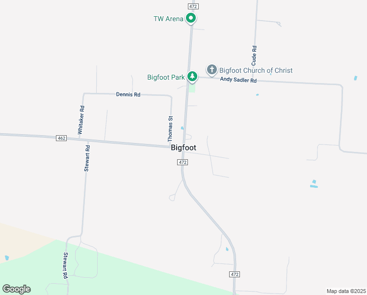 map of restaurants, bars, coffee shops, grocery stores, and more near in Bigfoot