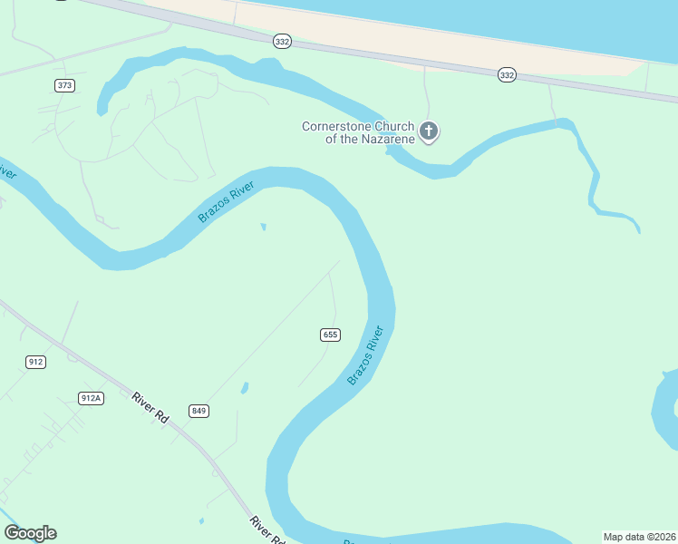 map of restaurants, bars, coffee shops, grocery stores, and more near 115 County Road 655 in Brazoria
