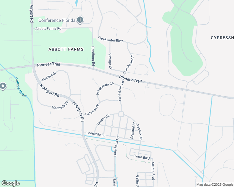 map of restaurants, bars, coffee shops, grocery stores, and more near 568 Luna Bella Lane in New Smyrna Beach