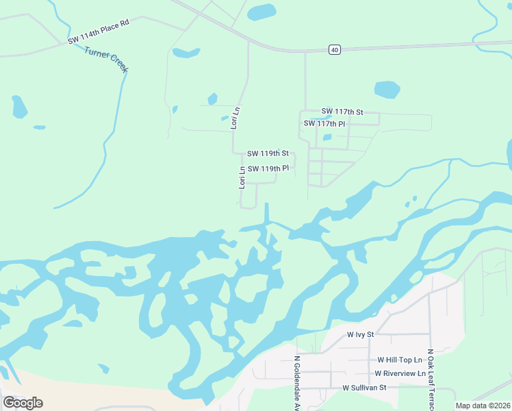 map of restaurants, bars, coffee shops, grocery stores, and more near 13800 Southwest 121st Street in Dunnellon