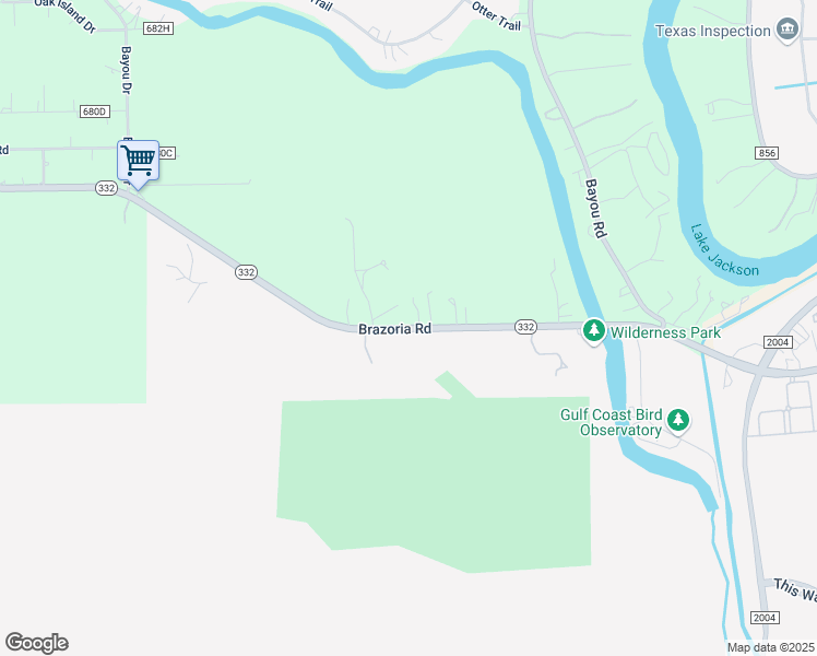 map of restaurants, bars, coffee shops, grocery stores, and more near 468 Highway 332 in Lake Jackson