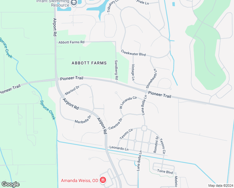 map of restaurants, bars, coffee shops, grocery stores, and more near 611 Mura Court in New Smyrna Beach