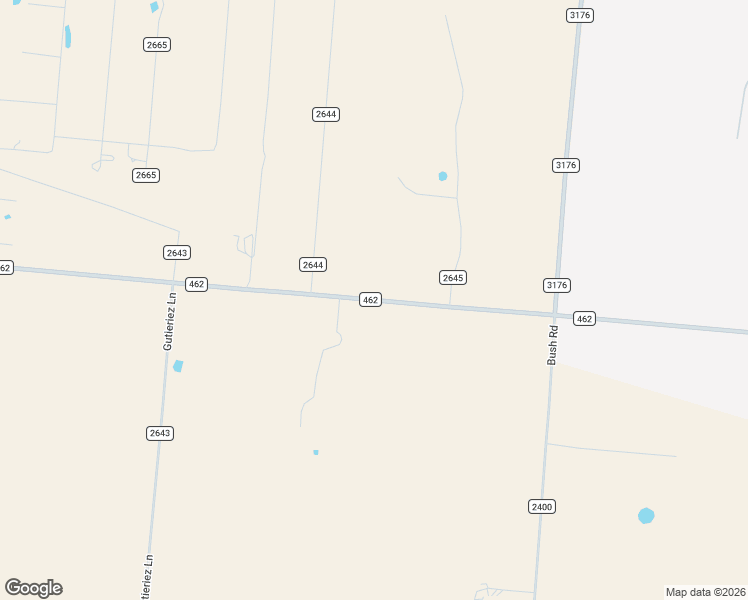 map of restaurants, bars, coffee shops, grocery stores, and more near 5515 Farm to Market 462 in Bigfoot