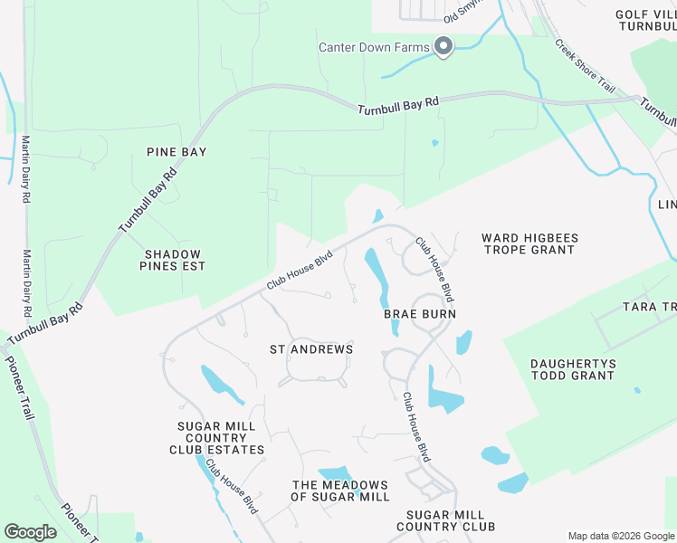 map of restaurants, bars, coffee shops, grocery stores, and more near 506 Boxwood Lane in New Smyrna Beach