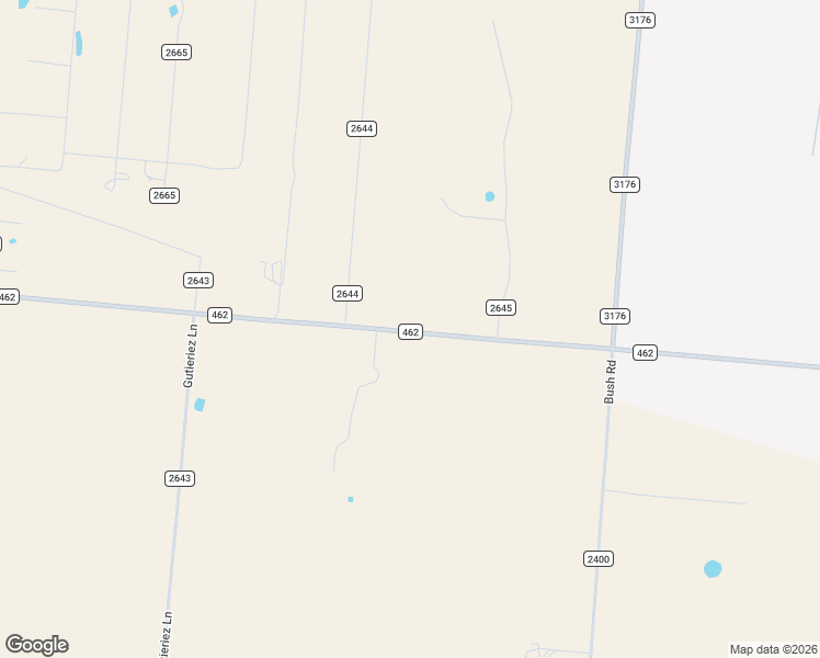 map of restaurants, bars, coffee shops, grocery stores, and more near 5515 Farm to Market 462 in Bigfoot