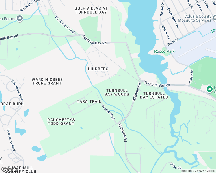 map of restaurants, bars, coffee shops, grocery stores, and more near 1380 Jane Lacy Lane in New Smyrna Beach