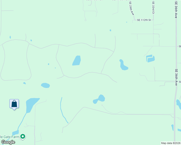 map of restaurants, bars, coffee shops, grocery stores, and more near Southeast 28th Terrace Road in Marion County