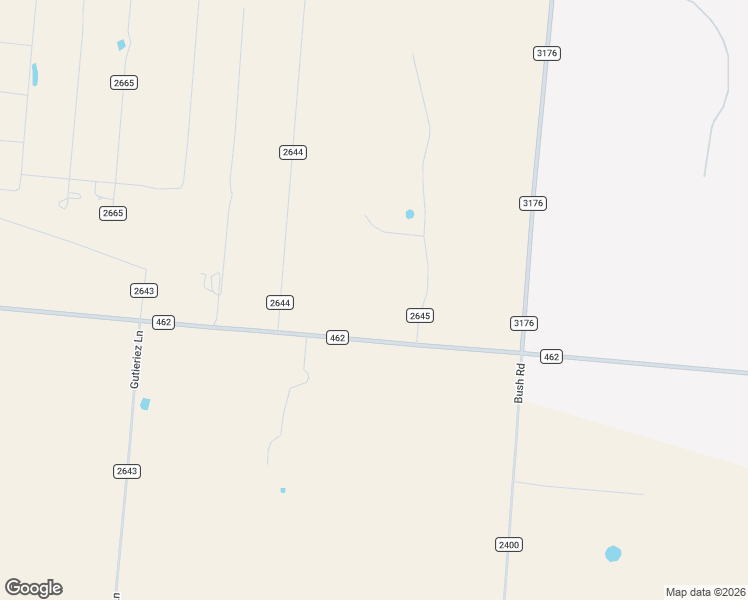 map of restaurants, bars, coffee shops, grocery stores, and more near Farm to Market 462 in Bigfoot