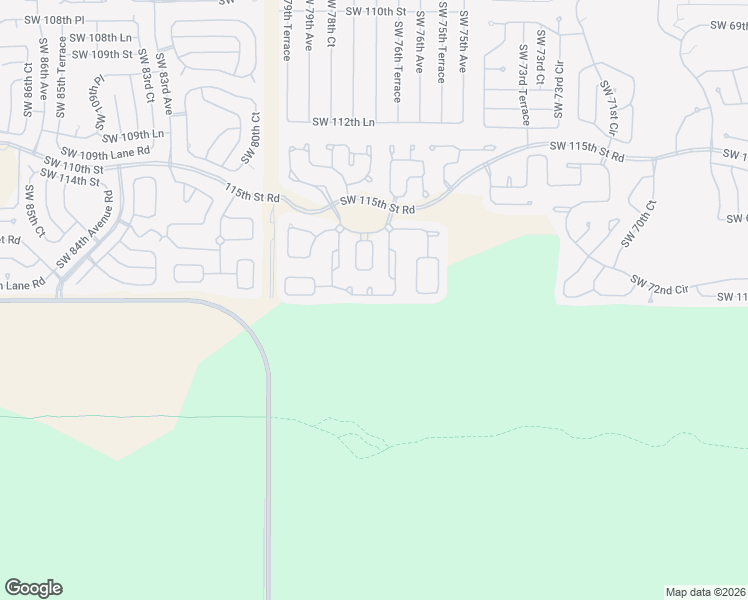 map of restaurants, bars, coffee shops, grocery stores, and more near 7776 Southwest 117th Street Road in Ocala