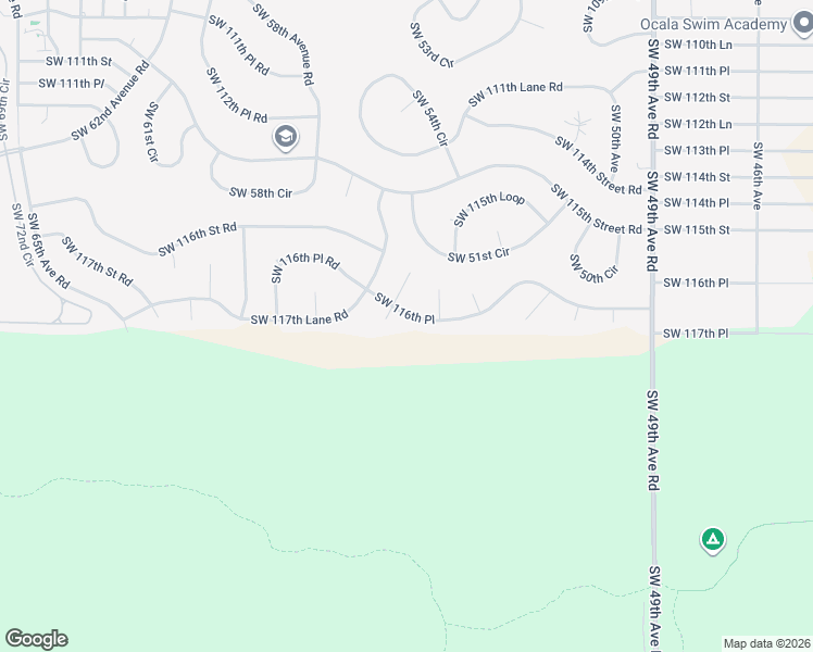 map of restaurants, bars, coffee shops, grocery stores, and more near 5588 Southwest 116th Place in Ocala