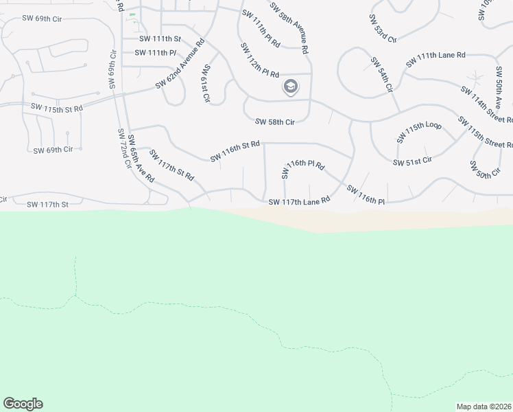 map of restaurants, bars, coffee shops, grocery stores, and more near 6000 Southwest 117th Lane Road in Ocala