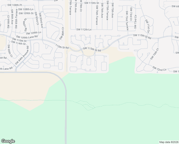 map of restaurants, bars, coffee shops, grocery stores, and more near 7776 Southwest 117th Street Road in Ocala