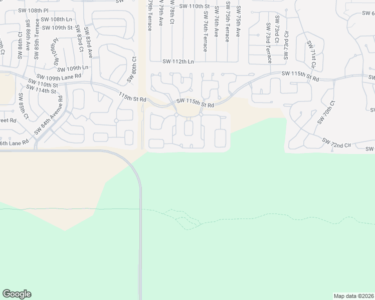 map of restaurants, bars, coffee shops, grocery stores, and more near 7776 Southwest 117th Street Road in Ocala