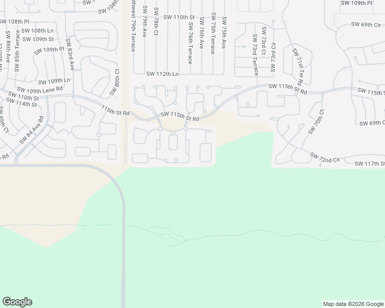 map of restaurants, bars, coffee shops, grocery stores, and more near 11590 Southwest 75th Circle in Ocala