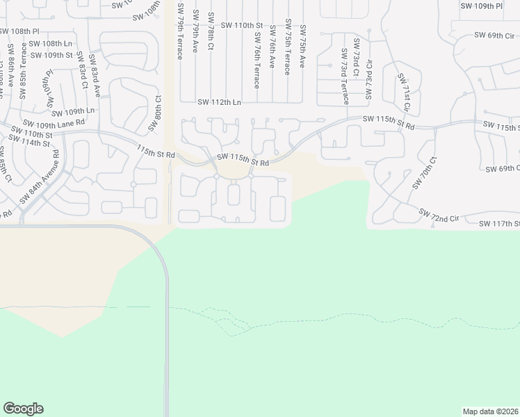map of restaurants, bars, coffee shops, grocery stores, and more near 11590 Southwest 75th Circle in Ocala