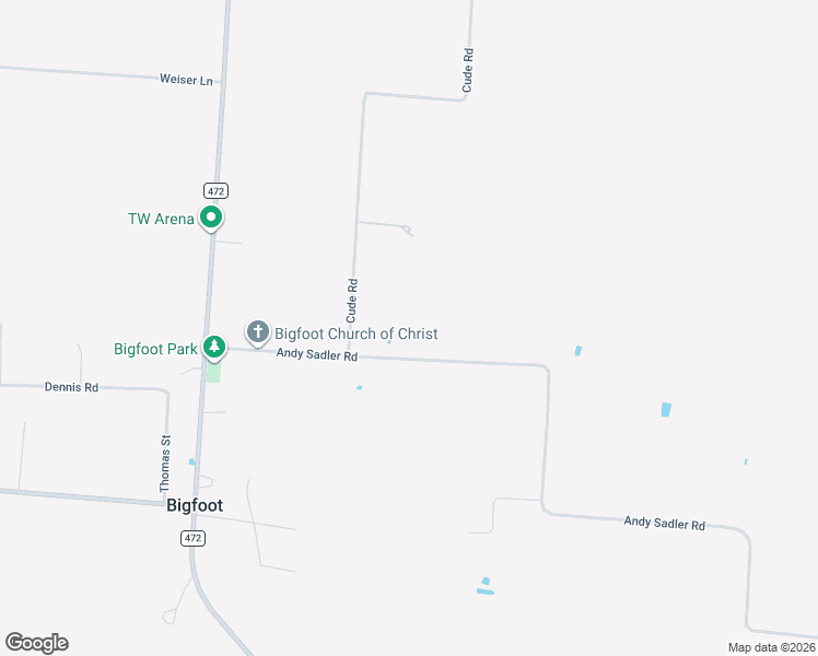 map of restaurants, bars, coffee shops, grocery stores, and more near in Bigfoot