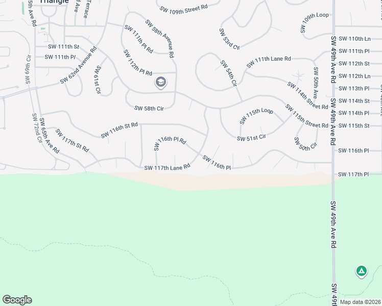 map of restaurants, bars, coffee shops, grocery stores, and more near 5704 Southwest 117th Lane Road in Ocala