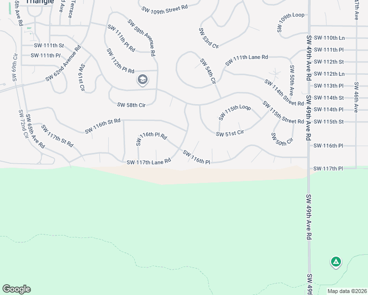 map of restaurants, bars, coffee shops, grocery stores, and more near 5704 Southwest 117th Lane Road in Ocala