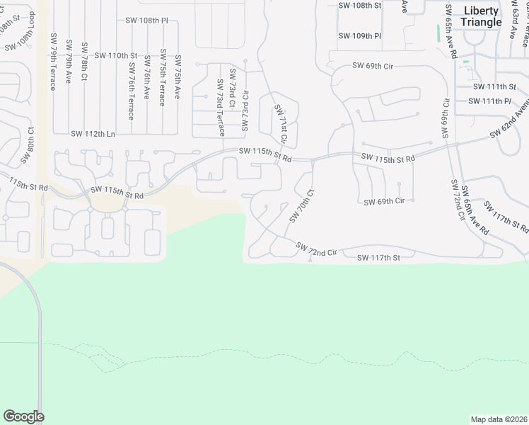 map of restaurants, bars, coffee shops, grocery stores, and more near 7204 Southwest 115th Lane in Ocala