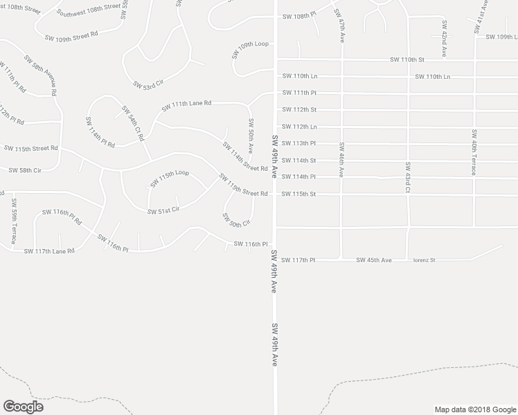 map of restaurants, bars, coffee shops, grocery stores, and more near 11608 Southwest 50th Circle in Ocala