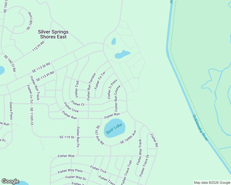 map of restaurants, bars, coffee shops, grocery stores, and more near Fisher Run in Marion County
