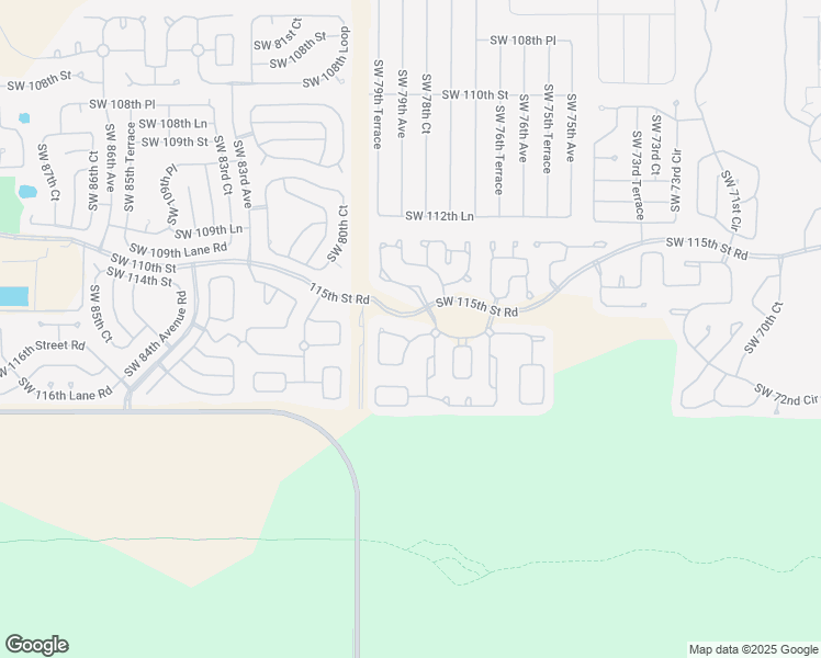map of restaurants, bars, coffee shops, grocery stores, and more near 7877 Southwest 115th Loop in Ocala