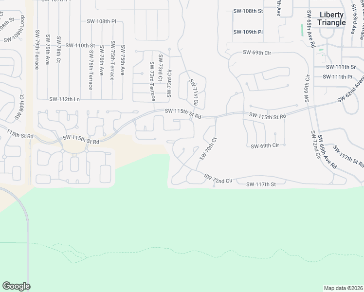 map of restaurants, bars, coffee shops, grocery stores, and more near 7204 Southwest 115th Lane in Ocala