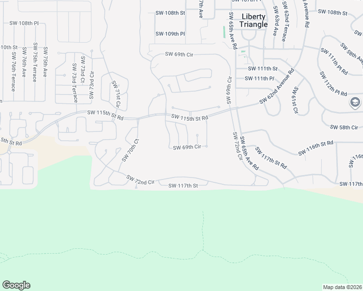 map of restaurants, bars, coffee shops, grocery stores, and more near 11542 Southwest 69th Circle in Ocala