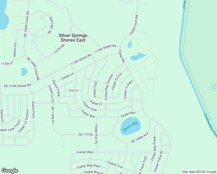 map of restaurants, bars, coffee shops, grocery stores, and more near 31 Fisher Run Terrace in Ocklawaha