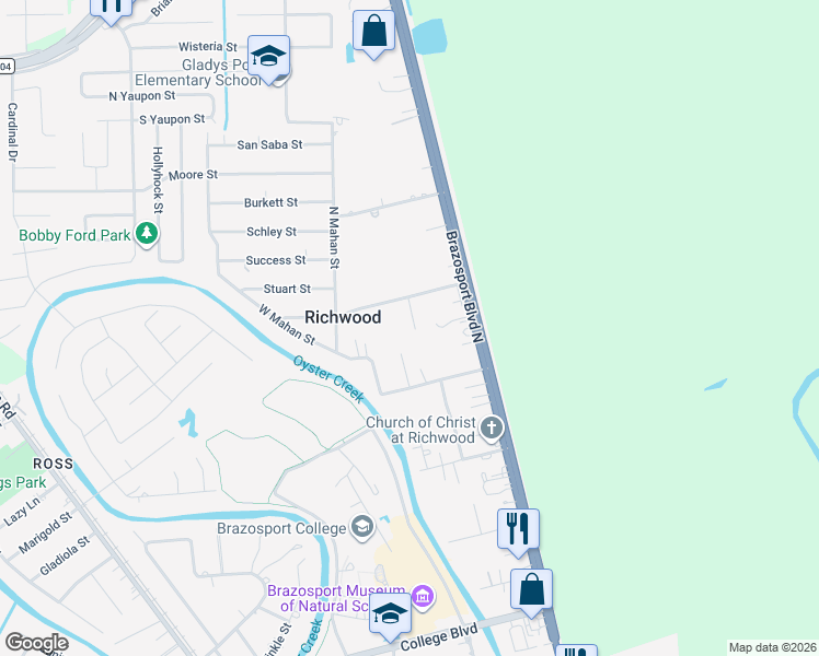 map of restaurants, bars, coffee shops, grocery stores, and more near 117 June Court in Richwood