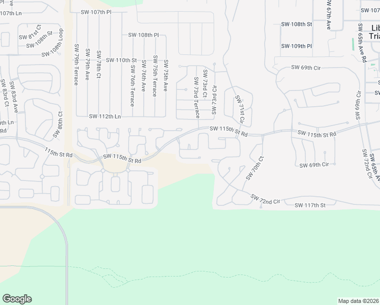 map of restaurants, bars, coffee shops, grocery stores, and more near 7393 Southwest 115th Place in Ocala