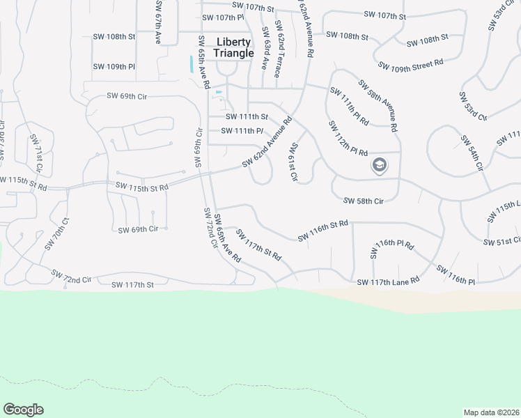 map of restaurants, bars, coffee shops, grocery stores, and more near 6391 Southwest 116th Street Road in Ocala