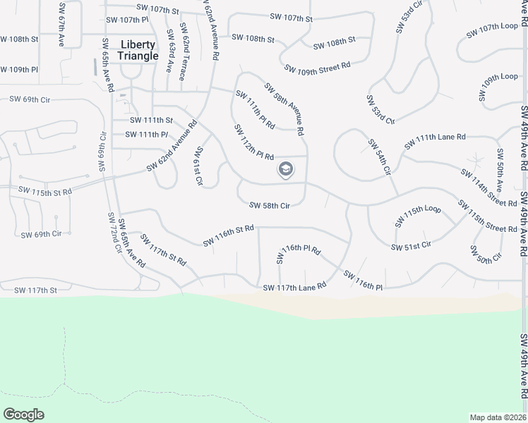 map of restaurants, bars, coffee shops, grocery stores, and more near 11356 Southwest 58th Circle in Ocala