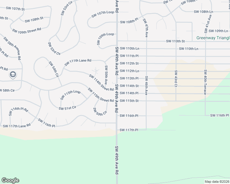 map of restaurants, bars, coffee shops, grocery stores, and more near 4926 Southwest 114th Street Road in Ocala
