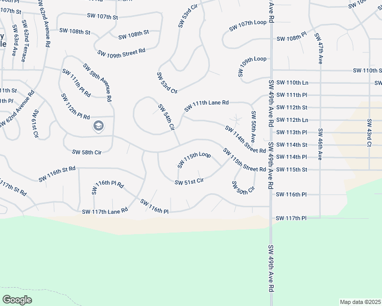 map of restaurants, bars, coffee shops, grocery stores, and more near 5291 Southwest 115th Loop in Ocala