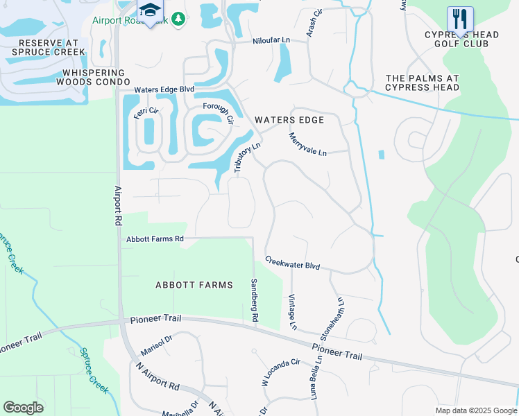 map of restaurants, bars, coffee shops, grocery stores, and more near 6729 Calistoga Circle in Port Orange