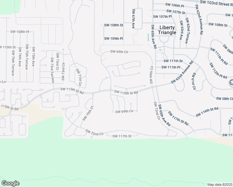 map of restaurants, bars, coffee shops, grocery stores, and more near 6847 Southwest 114th Street Road in Ocala
