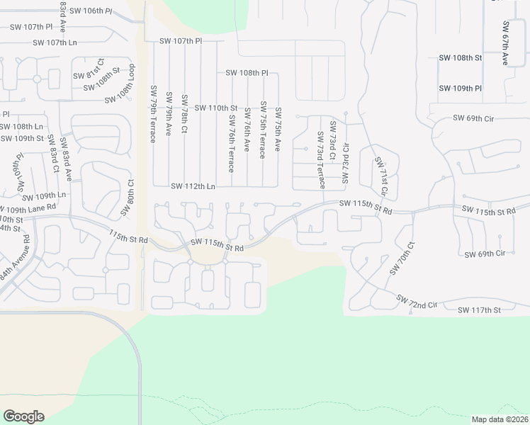 map of restaurants, bars, coffee shops, grocery stores, and more near 11375 Southwest 75th Terrace Road in Ocala